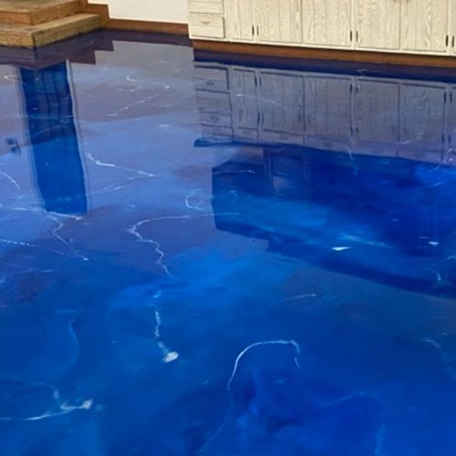 metallic marble Oregon decorative concrete